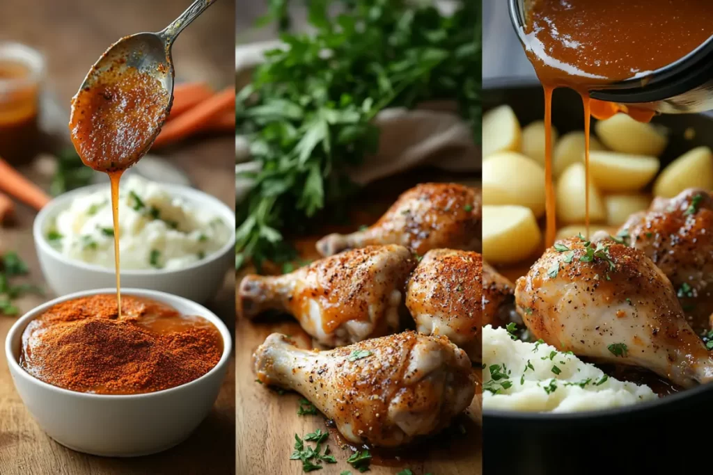 Slow Cooker Chicken Legs with BBQ Sauce